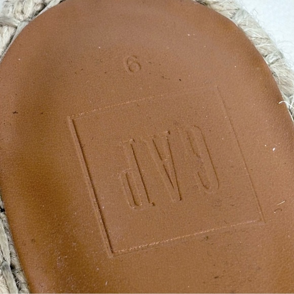 GAP Sz 9 Slides Leopard Print Espadrilles Slip On Slides Pony Hair Flats - Picture 5 of 9